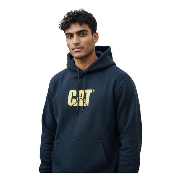 Sudadera Cat Caterpillar Hoodie Azul Casual azul M