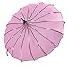 thumbnail image 3 of VIVI SKY Pagoda Peak Old-fashionable Ingenuity Umbrella Parasol (pink), 3 of 4