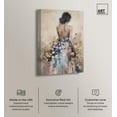 thumbnail image 3 of Dress in Spring Bloom Canvas Inspiring Women Protraits by Art Remedy, Gallery Wrapped, 16" x 24", 3 of 8