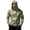 Army Green, variant on Men's Casual Camouflage Print Hooded Long Sleeve Sun Protection Jacket Lightweight Pullover Outdoor Top with Zipper Pocket