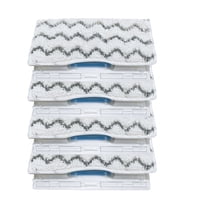 Reusable Mop Pad Refills Compatible with Shark VACMOP VM252 VM250 VM205 VM200 VM190 VC205 QM250, Vacuum Mop Pad Refills, Washable mop pad with a Reusable Dirt Chamber(4 4 Packs)