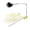 Chartruese and White, variant on 6th Sense – Flock Blade – Hair Jig w/Blade – Bass Fishing – Shad/Baitfish Swim Jig – Flash & Vibration