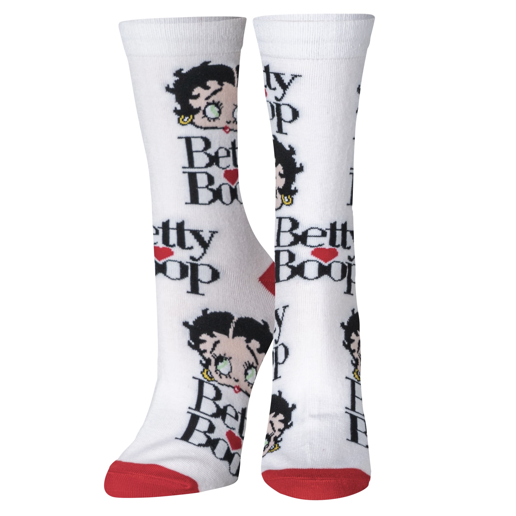 Crazy Socks Betty Boop Fun Print Novelty Crew Socks for Women - Walmart.com