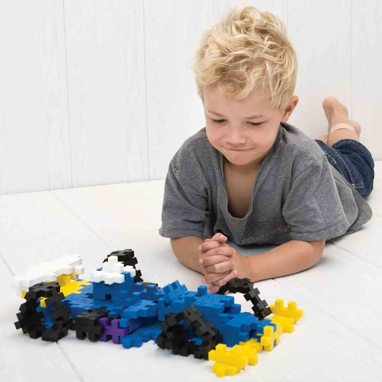 PLUS PLUS BIG - Open Play Set - 100 Piece - Basic Color Mix, Construction  Building Stem Toy, Interlocking Large Puzzle Blocks for Toddlers and  Preschool 
