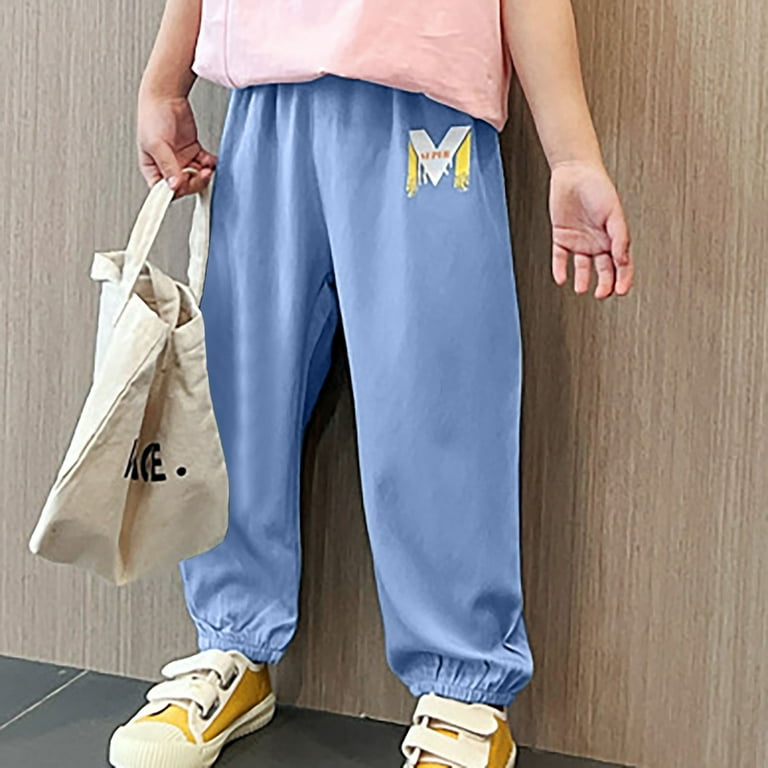 Avrntaa Toddler Boys Jeans Pants Elastic Waisted Faux Denim