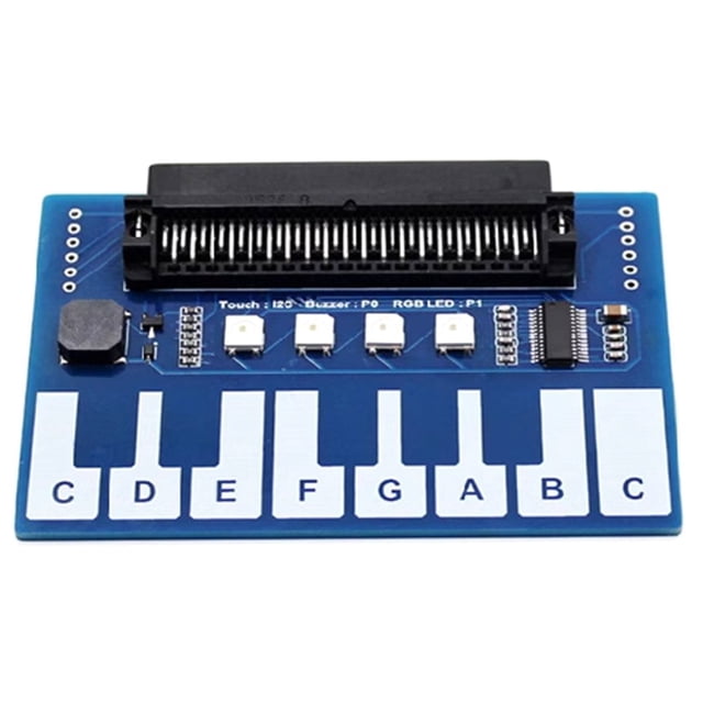 Para Placa de Expansión Micro-Bit, Placa de Expansión de Música para Mini Piano, Luces de Colores, Timbre y Teclado, Interfaz I2C