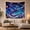 Dragon Over Village, variant on Cosmic Dragon Among Galaxies and Ruins, Dramatic Fantasy for Dragon Lovers, Mythical Creature Wall Art, Halloween Gift, Tapestry Wall Hanging for Bedroom, Gaming Room and Dorm