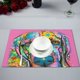 thumbnail image 1 of ABPHQTO Manteles individuales para mesa de comedor con diseño de perro de colores, 30x45 cm, 1 of 2