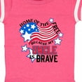 thumbnail image 4 of Inktastic Home of the Free Because My Uncle is Brave Boys or Girls Baby Bodysuit, 4 of 5