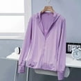 thumbnail image 1 of MYG UPF50+ Sun Protection Jacket Women Ice Silk Hooded Coat Summer Breathable Tops, 1 of 9