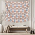 thumbnail image 5 of Orange Blue Geometric Tapestry for Bedroom Wall Hanging Tapestry, Southwest Ethnic Country Ceiling Backdrop Tapestries Poster Blanket Wall Decor for Teens Room Living Room Dorm 39" x 59", 5 of 8