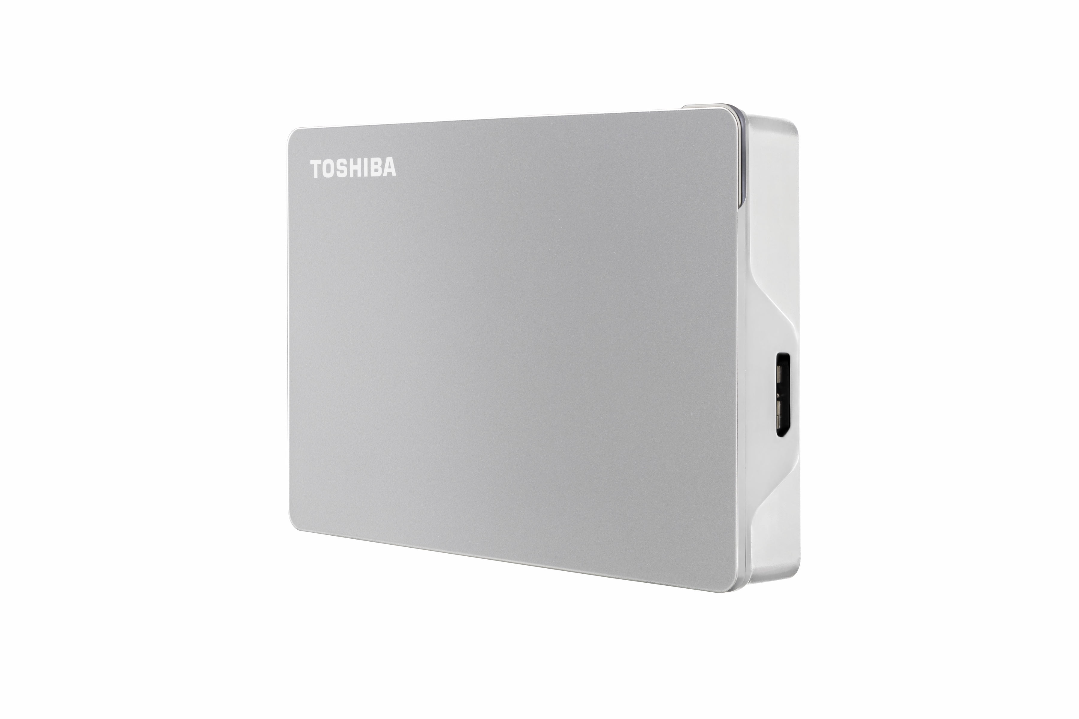 Flex Portable Hard Silver Drive Canvio Toshiba 2TB External