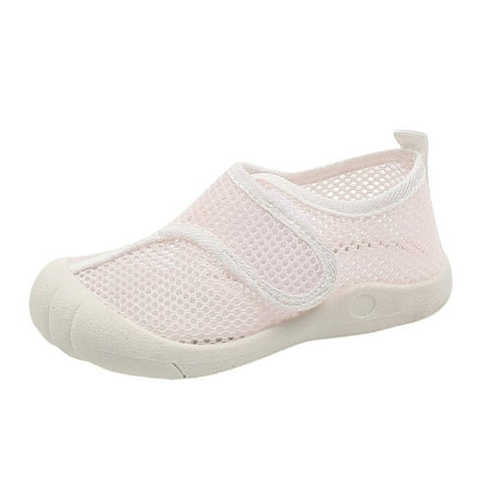 GEWSEY Boys Tennis Shoes Baby Cute Shoes Toddler Walking Shoes Sneakers Boys & Girls Non-Slip Sneakers Pink 8