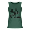 thumbnail image 4 of Tank Top for Men, Mens Tank Colorless Gradient Printing Round Neck Thin Strap Leakage Back Regular Casual Sports Tank Blouses, 4 of 5