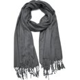thumbnail image 2 of y Solid soft cashmere shawl scarf., 2 of 5