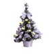 thumbnail image 1 of Decoraciones Del Árbol de Navidad, Nieve Flocada Bisagrada Artificial Mini Árbol de Navidad Falso Abeto Completo para el Hogar,Luces Del Árbol de Navidad para la Decoración de la Fiesta de la Oficina, 1 of 6