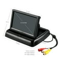 thumbnail image 6 of Mightlink 1 Set 4 3 Inch Display LED Screen Foldable Universal Car DVD Multi modes Backup Camera System for Automobile, 6 of 7