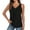 Black, variant on Daznico Tank Tops for Women,Womens Tank Tops Loose Fit V Neck Ruched Sleeveless Tops Casual Basic Shirts,Size XXL