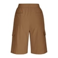 thumbnail image 4 of Dagugfen Cargo Shorts for Men Elastic Waist Drawstring Loose Outdoor Running Sports Shorts with Pockets, 4 of 5