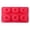Red, variant on Silicone Donut Mold Donut Mould Pan Baking Tray Bagels Cake Biscuit Muffins