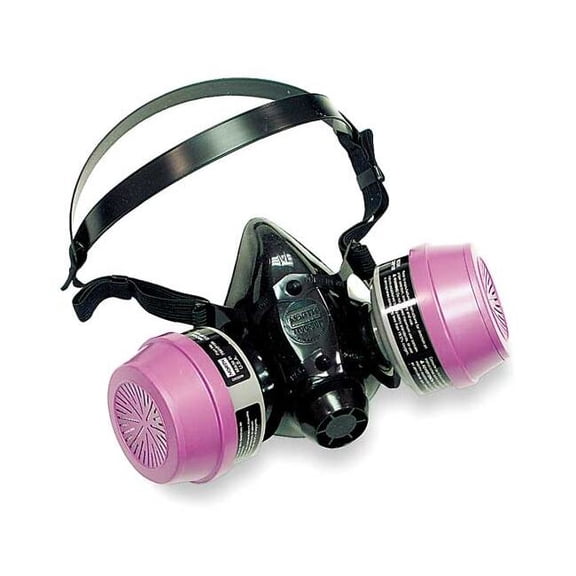 Honeywell North Half Mask Respirator Kit,L,Black 7783P100L
