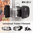thumbnail image 3 of RVLock Compact Keyless Rv Door Lock, 3 of 5