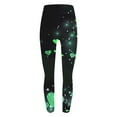 thumbnail image 7 of ZhuoLiL Leggings for Women Clearance under $5 Women's Fashion Valentine's Day Printed Leggings With Yoga Sport Elastic Pants, 7 of 7