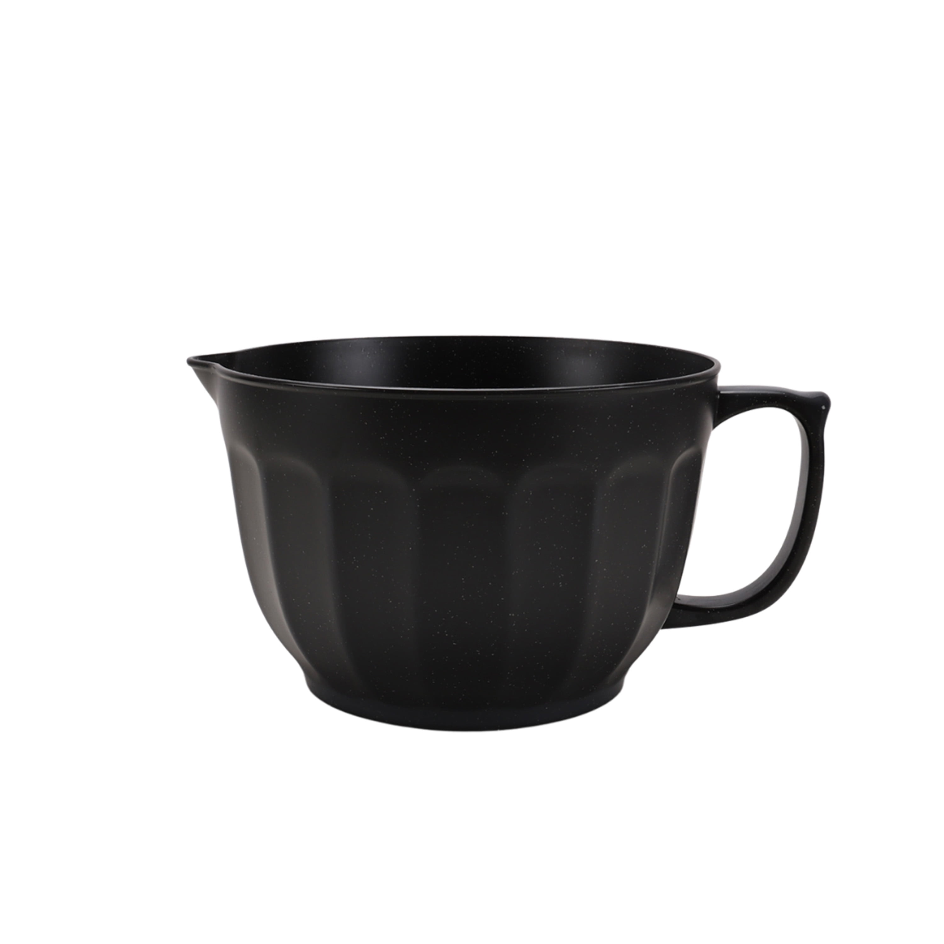 Comfy Grip Black Plastic 3-Piece Mixing Bowl Set - with Pour Spout - 1  count box