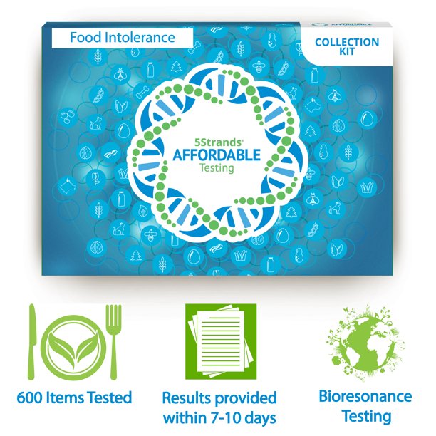 5Strands Food Intolerance Test at Home Hair Collection Kit Tests