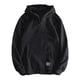 thumbnail image 5 of Lohuatrd - Sudadera con capucha para hombre, otoño e invierno, con cremallera decorativa, gruesa, de manga larga, holgada, con puños elásticos, cálida, con bolsillo grande, de longitud media, estilo, 5 of 8