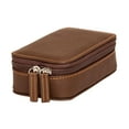 thumbnail image 2 of Bolsa de golf Fashion PU Leather Compact accesorio para hombres deportivos Mujeres Marrón, 2 of 8