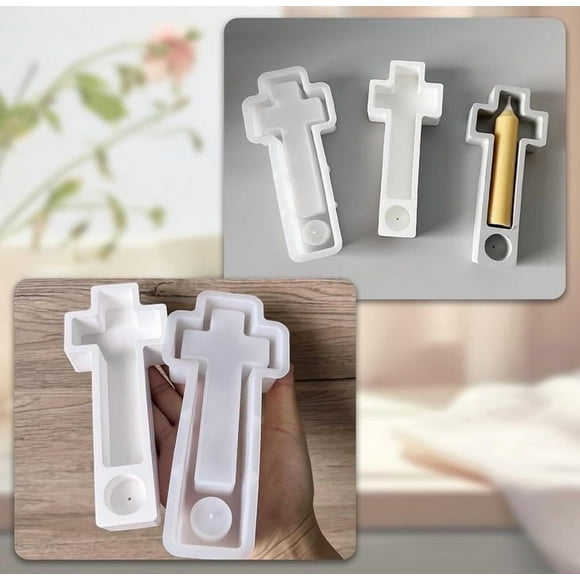 Silicone Template For Candlestick With Hole Incense Support Stand Template