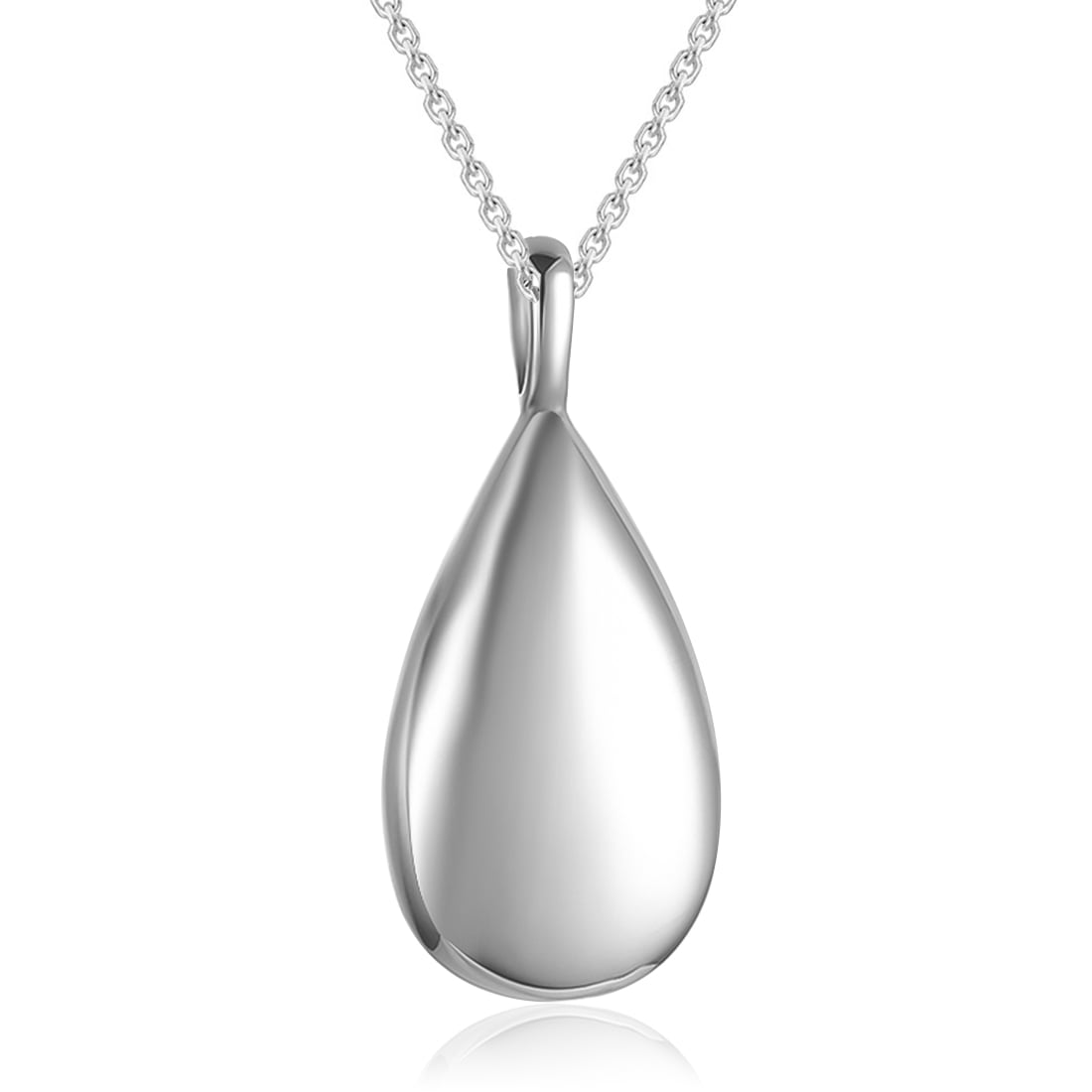 Fillable Jewelry Cremation Jewelry for women Jewellery Cremation & Memorial Jewellery Pet Memorial Jewelry Gift Human Ash Urn White Howlite Teardrop Urn Locket Necklace 