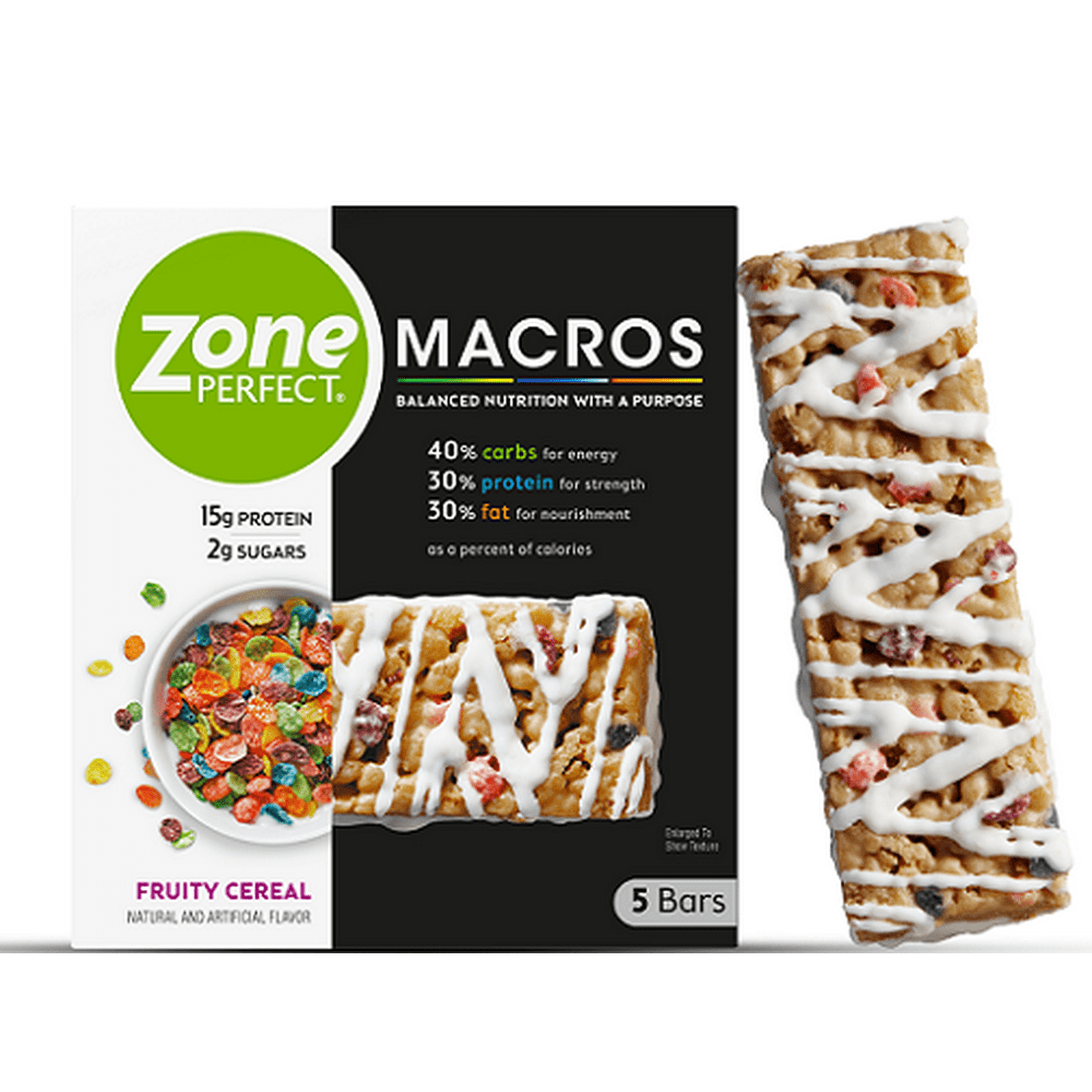 Zone Perfect Macros Bars Fruity Cereal