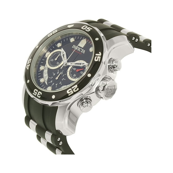 Invicta 21927 Gent's Chronograph Black Dial Quartz Polurethane Watch