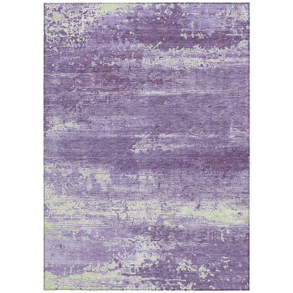 Addison Rugs Chantille Indoor/Outdoor Transitional Modern Purple Machine Washable Rectangle Rug, 10' x 14'