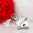 thumbnail image 3 of Colgante de cristal amor corazón cremación joyería ceniza Zulema Colgante conmemorativo para mascotas, 3 of 8