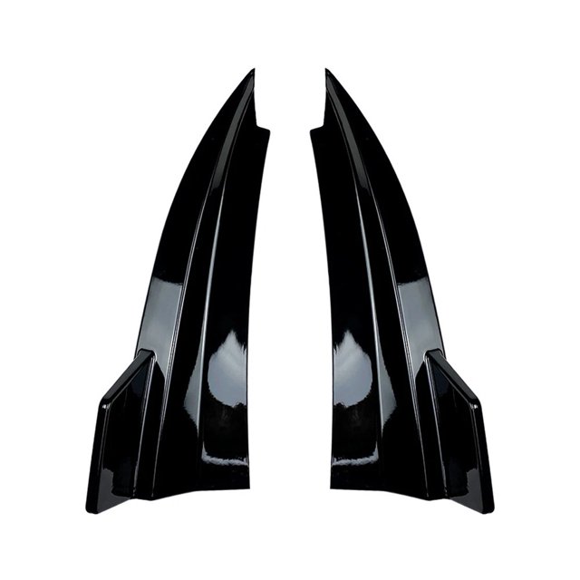 Car Rear Bumper Canard Lip Splitter Side Vent Kit For Mercedes-Benz C-Class W205 Coupe C205 2015-2021