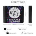 thumbnail image 2 of 5 Seconds of Summer 5Sos Leather Wallet Slim Card Wallet Bifold RFID Blocking Card Holder Purse, 2 of 7