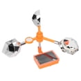 thumbnail image 4 of Repelente de aves con luz solar con sonido blanco, rotación de 360°, luz solar intermitente para granjas, 4 of 12