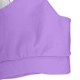 thumbnail image 5 of tarylea Workout Bra For Women Built-In Bra Pads No Steel Ring Bra Sleeveless Crew Neck Swimwear Solid Color Athletic Tops, 5 of 5