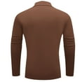 thumbnail image 5 of Fewfanhot Mens Shirts Casual Lightweight Turtleneck Shirts Long Sleeve Thermal Pullover Sweater, 5 of 9
