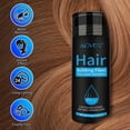 thumbnail image 2 of Aliver Hair Fibers (Light Brown) + Nozzle Set for Thinning Hair Men & Women, 0.97oz/ 27.5g, 2 of 10