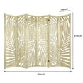 thumbnail image 2 of Hofitlead 6 Panel Wood Folding Room Divider,7.8 Ft Tall Wood Screen, Freestanding Portable Partitions,Light Brown, 2 of 7