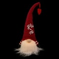 thumbnail image 3 of 14" Lighted Red Striped 'Kiss Me' Valentine's Day Gnome, 3 of 7
