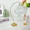 thumbnail image 3 of Bard's Filigree Gold-toned Ornament Stand, 9.25" H x 2.75" W x 2.75" D, 3 of 5