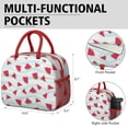 thumbnail image 6 of Lunch Bag Lunch Box for Women Reusable Insulated Lunch Bags,Water-Resistant Giant Watermelon Cooler Lunch Tote Bag, Large Capacity for Work Travel Picnic, 6 of 6