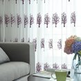 thumbnail image 4 of Rideau de Fenêtre Mode Broderie Plante Voile Rideau Transparent pour Chambre, 4 of 10
