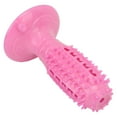 thumbnail image 1 of Bite Resistant Dog Toy, Pet Rubber Toothbrush Puppy Toothbrush Natural Rubber Interest Dog's Toy  For Teeth Training Pink, 1 of 8