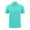 Green, variant on Aofany Men's Pique Turndown Collar Shirts Short Sleeve Summer Casual Slim Fit Shirts Athletic Solid Plus Size Tshirt